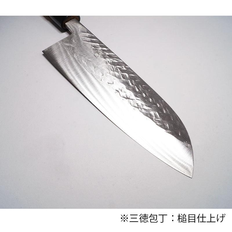 燕三 三徳包丁 菜切包丁 磨き・槌目から選べる SLD鋼 抗菌
