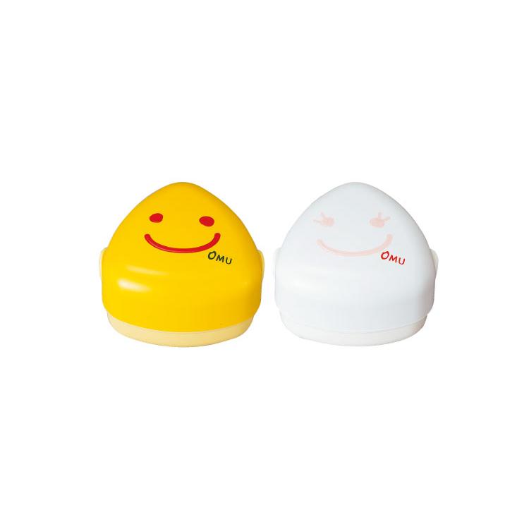 弁当箱 2段 おしゃれ HAKOYA おにぎりBOX 250ml OMU SMILE オムスマイル おにぎりケース 日本製 女子 子供｜hakoyashop｜04