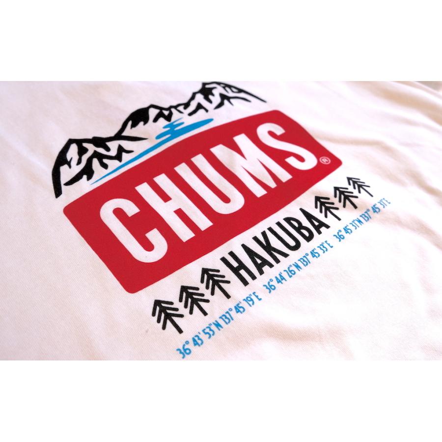 チャムス　tシャツ メンズ　半袖　速乾　スポーツ　アウトドア　キャンプ　ブランド　白馬　CHUMS　HAKUBASANZAN　2020｜hakuba-yamatoya｜05