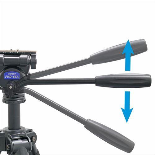【アウトレット 訳あり特価】Velbon（ベルボン） フリュード雲台 FHD-66A 4907990469946 ビデオ雲台 オイルフリュード雲台_11