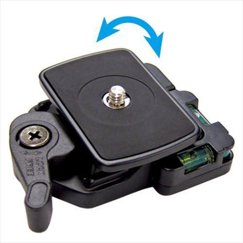 Velbon（ベルボン） 小型自由雲台 QHD-43D N 4907990475213 クイックシュー機構 軽量 ワンアクション 撮影機材 カメラアクセサリーの画像