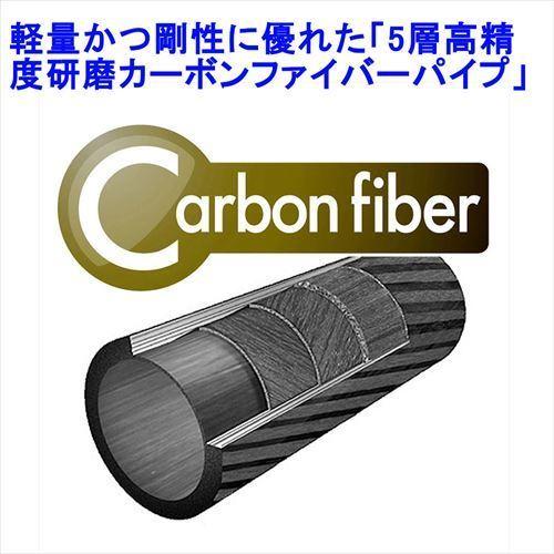 Velbon（ベルボン） トラベルカーボン三脚 4段 GUT-E543 AS 4907990500793 レバーロック 脚径25mm 中型 自由雲台 (トルク調整対応)の画像