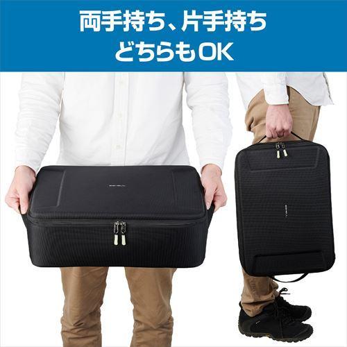 ハクバ プラスシェル カメラコンテナ ブラック AMZPSCC 4977187214918 機内持込可能サイズ インナーケース インナーバッグ キャリーカートのインナーケースに。