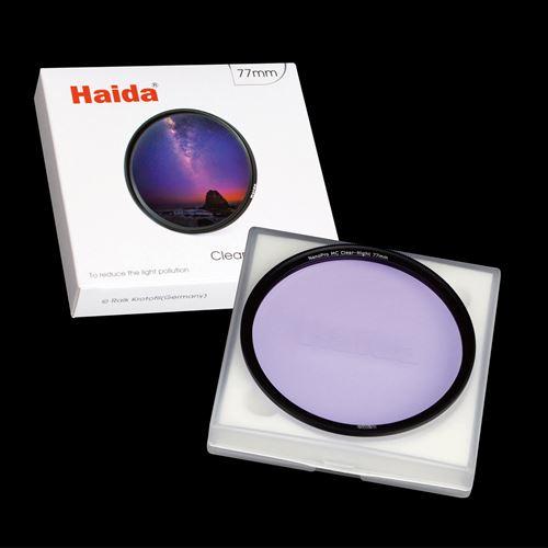 【アウトレット 訳あり特価】HAIDA（ハイダ）ナノプロ クリアナイト フィルター 58mm  HD3704-58 6900574626351 光害カットフィルター｜hakuba｜08