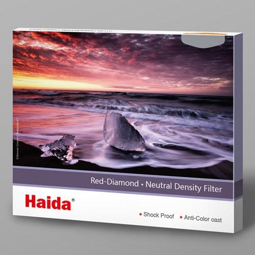 【アウトレット 訳あり特価】HAIDA（ハイダ）レッドダイヤモンド ND4.5（32000×）フィルター 150×150mm  HD4376 6900574630419｜hakuba｜05