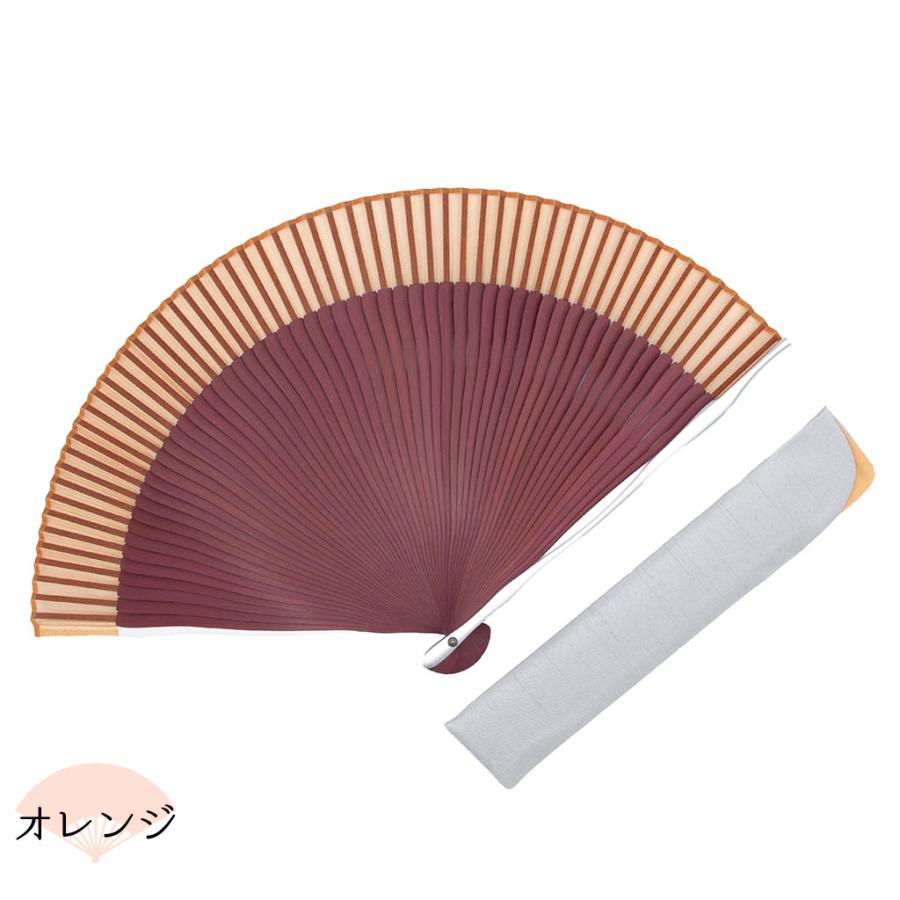 白竹堂 扇子 レディース アルミ シルク 鉄扇 上品 おしゃれ
