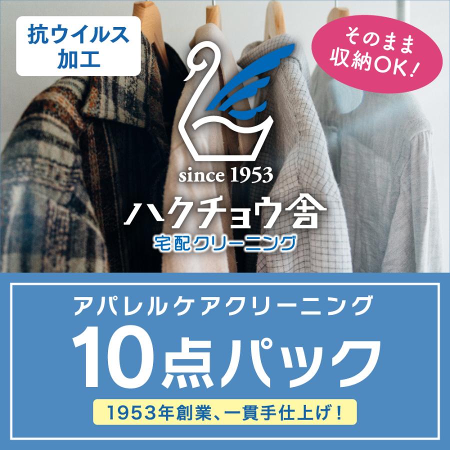 クリーニング 宅配 10点パック 詰め放題 送料無料 コート ダウン ジャケット 衣替え 丁寧仕上げ 高品質