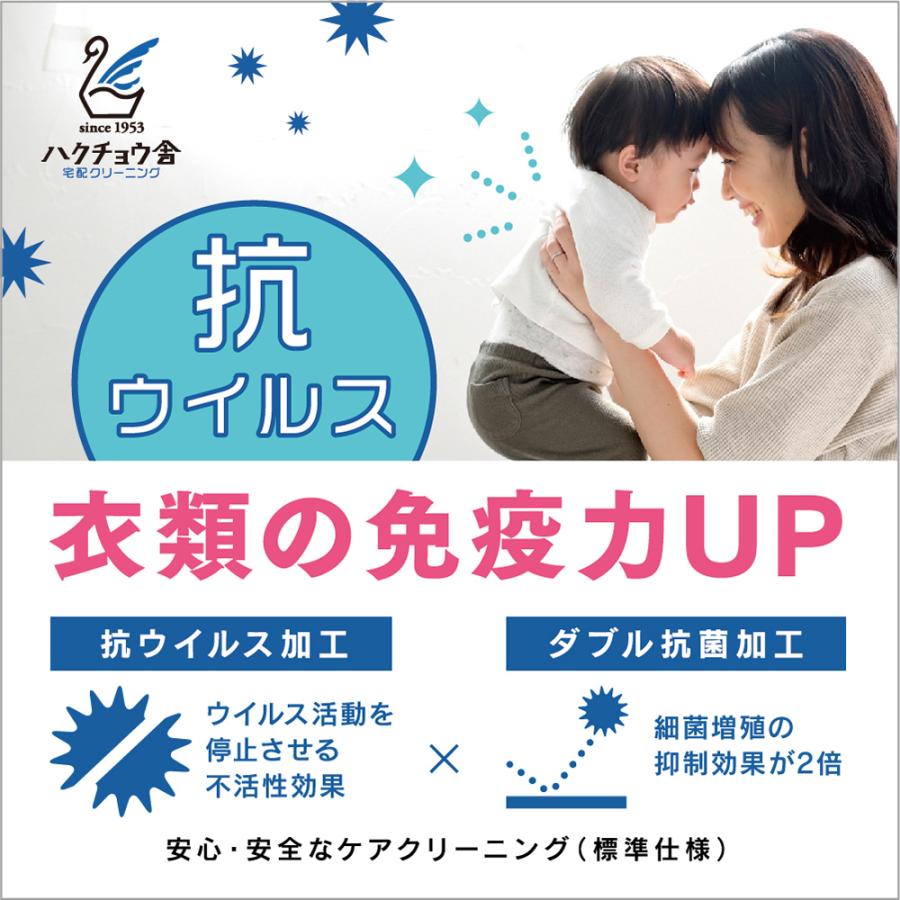 クリーニング 宅配 10点パック 詰め放題 送料無料 コート ダウン ジャケット 衣替え 丁寧仕上げ 高品質_8