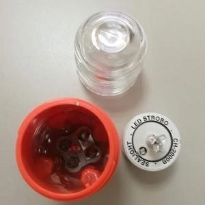 シーライト LED標識灯 青 連続フラッシュ点滅 2000BS 1個 LED3個タイプ