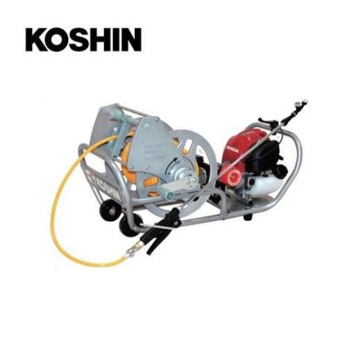 園芸用品 KOSHINの除草剤噴霧器 エンジン動噴です