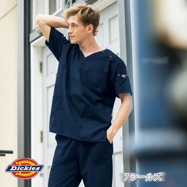 Dickies（ディッキーズ） 7045SC スクラブ 白衣 男女兼用 動きやすい