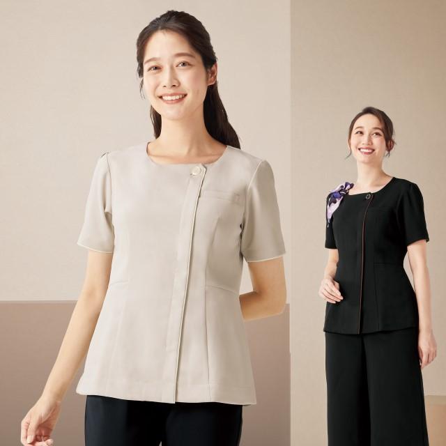 7093SC フォーク ヌーヴォ チュニック レディス 女性用 ジップタイプ