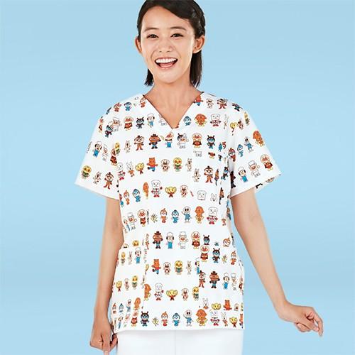 KAZEN ANP133 カゼン スクラブ 白衣 医療 男女兼用 半袖