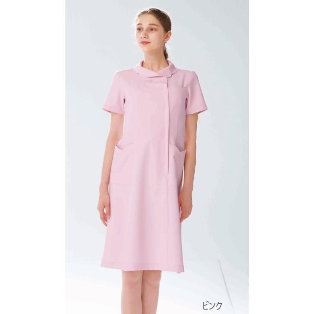 FY4587 ナガイレーベン ナースウェア ワンピース 女性用 半袖 可愛い おしゃれ ポケット付き ポリエステル100%|hakuinet|02