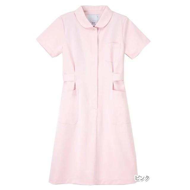 HO1917 ナガイレーベン 白衣 ナースウェア ワンピース 女性用 半袖 襟付き 制菌加工 制電 吸水 防汚 透け防止 NAGAILEBEN | ナガイレーベン | 02