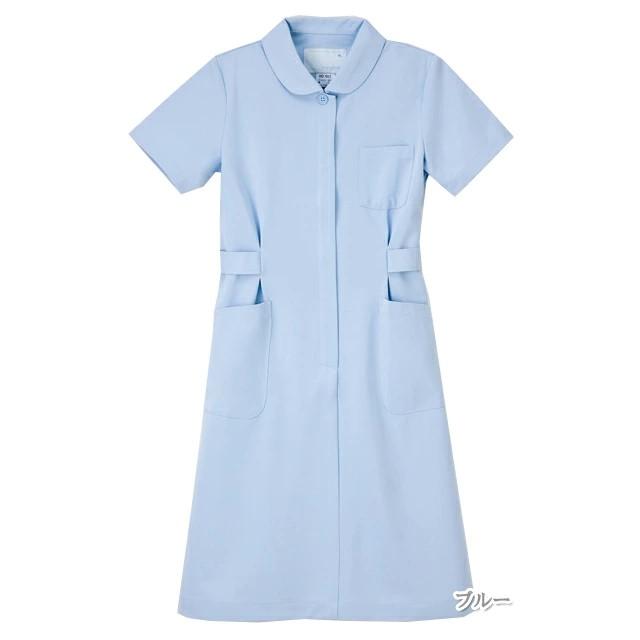 HO1917 ナガイレーベン 白衣 ナースウェア ワンピース 女性用 半袖 襟付き 制菌加工 制電 吸水 防汚 透け防止 NAGAILEBEN | ナガイレーベン | 03