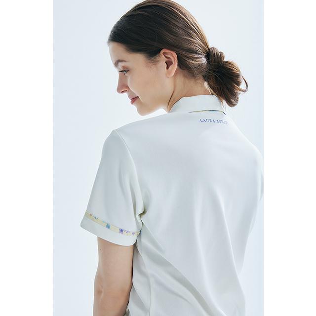 LAURA ASHLEY ニットシャツ LW201-13 2枚セット LAURA ASHLEY（ローラアシュレイ） LW201 ニットシャツ レディス 半袖
