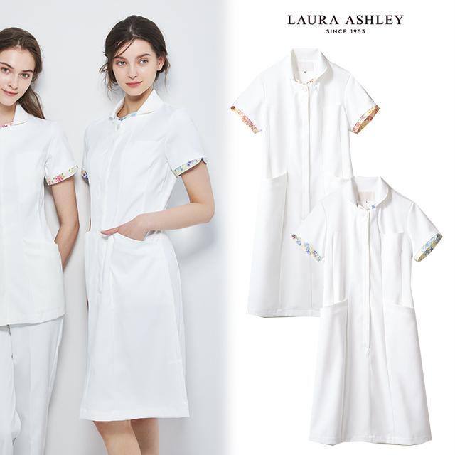 Lw401 ローラ アシュレイ 住商モンブラン ナースウェア ワンピース 女性用 半袖 制菌加工 透け防止 制電 防汚 Lw401 白衣ネット ヤフー店 通販 Yahoo ショッピング