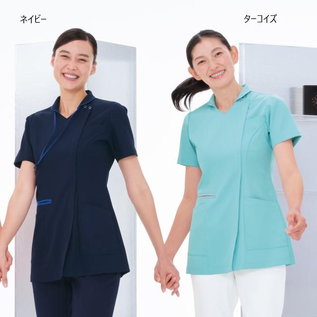 ナガイレーベン　ナース服半袖チュニック　Mサイズ　12着セット　クリーニング済み ナガイレーベン ナース服半袖チュニック Mサイズ 12着セット