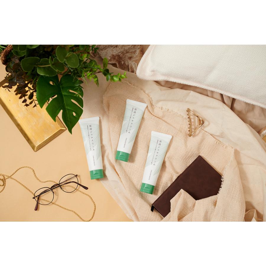 白寿保湿ジェルクリーム 100g クマザサ 海藻 米ヌカエキス配合 : ハク