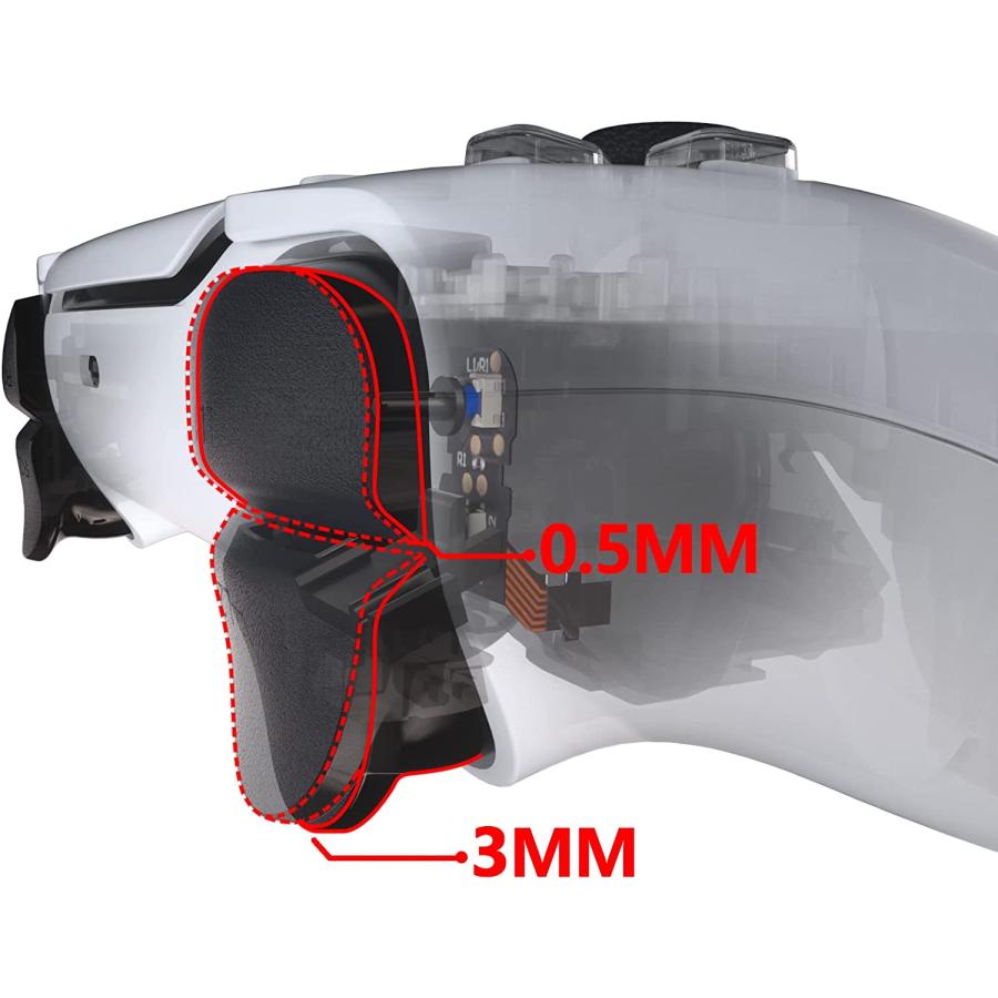 eXtremeRate PFMD005 クリックヘアトリガーキット PS5 コントローラー