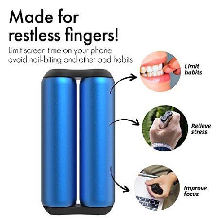 期間セール ！ ONO Roller Sapphire - (The Original) Handheld Fidget Toy for Adults | Help Relieve Stress， Anxiety， Tension | Promotes Focus， Clarity | Compact， Porta 【F2004380611】(10100円)