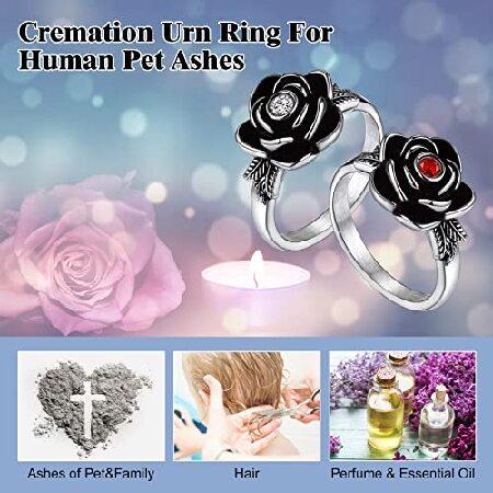 ステンレススチール ハート/クラダ 火葬骨壺リング 遺灰用 ロケットリング メモリアルジュエリー(ギフトボックス付き)， 金属， キュービックジルコニア 