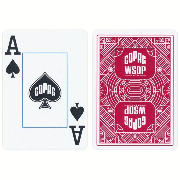 Copag WSOP 100%プラスチックトランプ - 標準サイズ(ポーカー