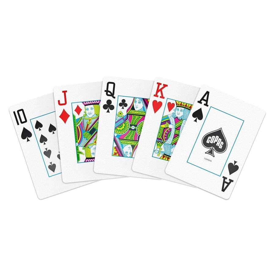 Copag WSOP 100%プラスチックトランプ - 標準サイズ(ポーカー