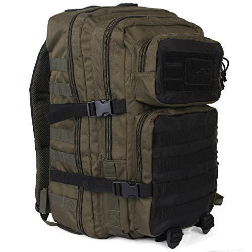 MIL-TEC バックパック US Assault Pack モールシステム 大 36L - RANGER GREEN/BLACK｜hakuraiichiba