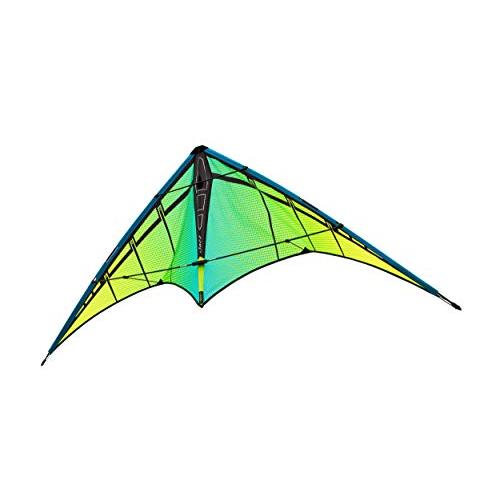 Prism Kite Technology Jazz デュアルラインスポーツカイト、飛行ライン、リストストラップ、ワインダー、説明書、収納バッグ付き_2