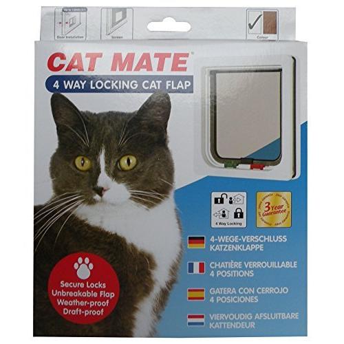 (ペットメイト) Pet Mate 猫ちゃん用 Cat Mate 4ウェイ ロック キャットフラップ 猫用ドア ゲート ペット用品｜hakuraiichiba｜03