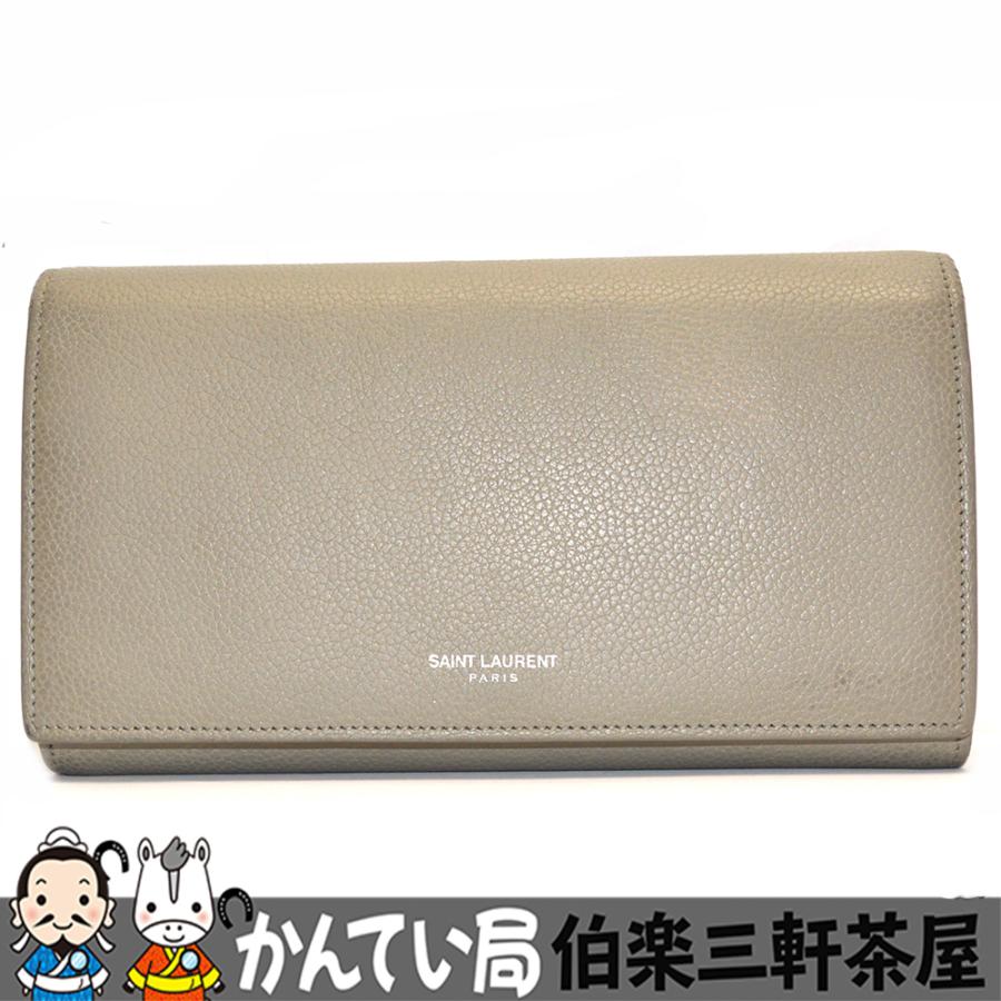 Y S L イブサンローラン 長財布 レザー グレー系 メンズ 中古 Hr 732sj 質屋かんてい局 伯楽 三軒茶屋店 通販 Yahoo ショッピング
