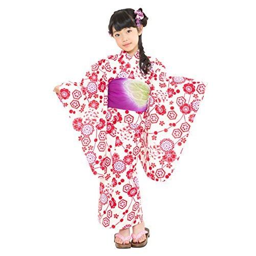 早い者勝ち 浴衣 子供 古典柄 Ocn15 8a 赤系 変わり織りのゆかた 150ｃｍ 女の子の浴衣 着物 着物ドレス Www Geopromotores Com