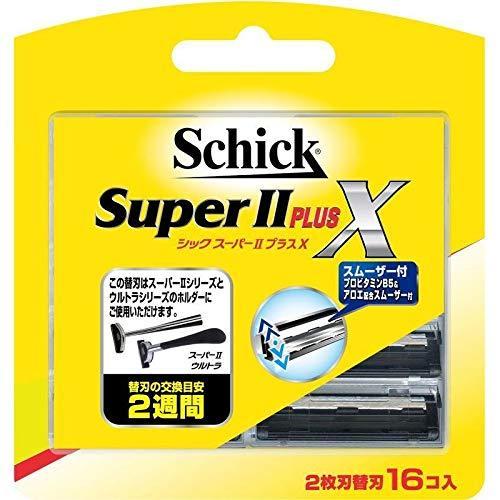 シック スーパーIIプラスX 替刃 (16コ入) 男性用カミソリ 4個セット|hakuri|02
