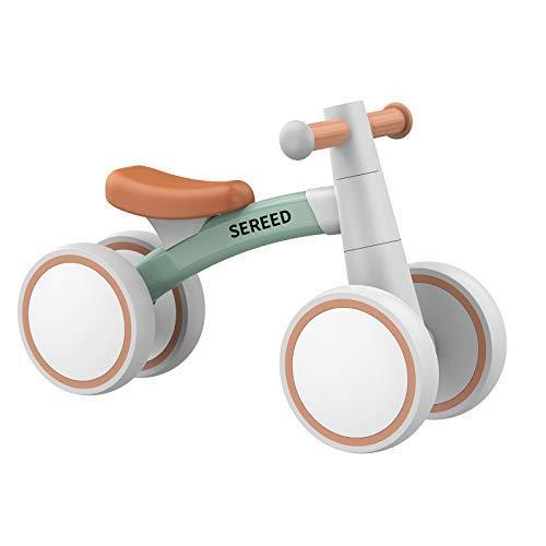 Sereed 幼児用乗り物おもちゃ 初めての誕生日プレゼントに 12 24ヶ月 幼児用バランスバイク 女の子 男の子 4輪 1歳 ベビーバランスバイク Api Xfin App