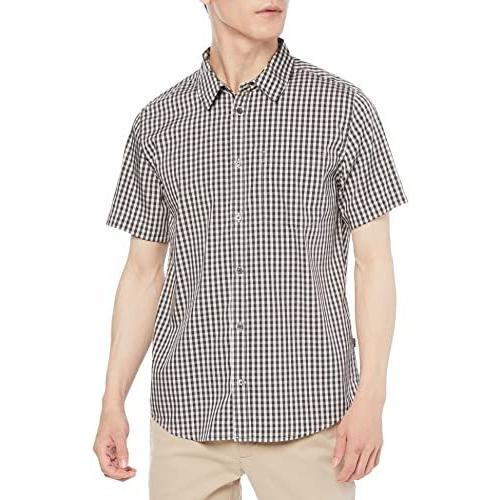 エーグル Zchq456 シャツ 公式 シャツ カジュアルシャツ 公式 吸水速乾 ギンガムチェック 半袖シャツ メンズ Zchq456 グレー M A B09yrl97vb 2618 薄利多売堂