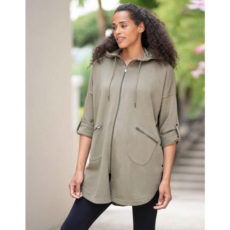 セラフィン] フード付きトレーナー 抱っこ紐対応マタニティパーカー