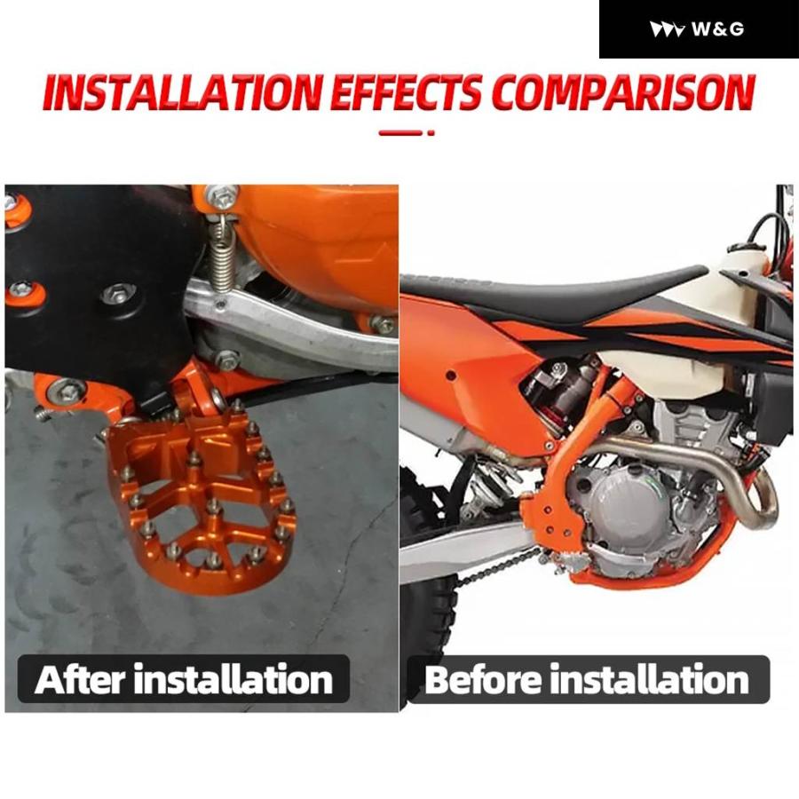 並行輸入品フットレスト フットペグ ペダル KTM 125 150 200 500 SX SXF EXC EXCF XC XCF X-CF XCW EXC-F アクセサリー_5