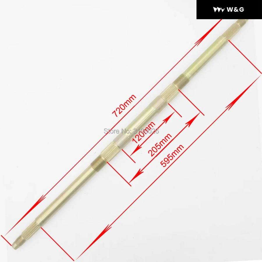 並行輸入品710MM M8*3 ホイールハブ リアアクスルアセンブリ 428# 37T スプロケット160MM ディスクブレーキ 125 110CC 電動ATVクワッドバギーオートバイ_2