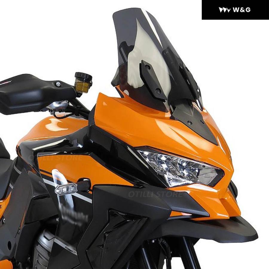 ブランド登録なし - 並行輸入品自動二輪車 自動二輪車 フロントビークフェアリングエクステンションホイールエクステンダーカバーカワサキヴェルシス1000 2019 2020 VERSYS1000