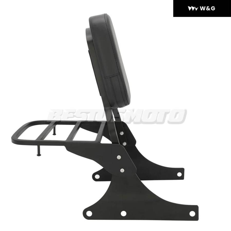 並行輸入品オートバイ バイクバックレスト シシーバー ラゲッジラック ハーレー ファットボーイ EFI FLSTFI FLSTF ヘリテージ ソフテイル クラシック FL_5