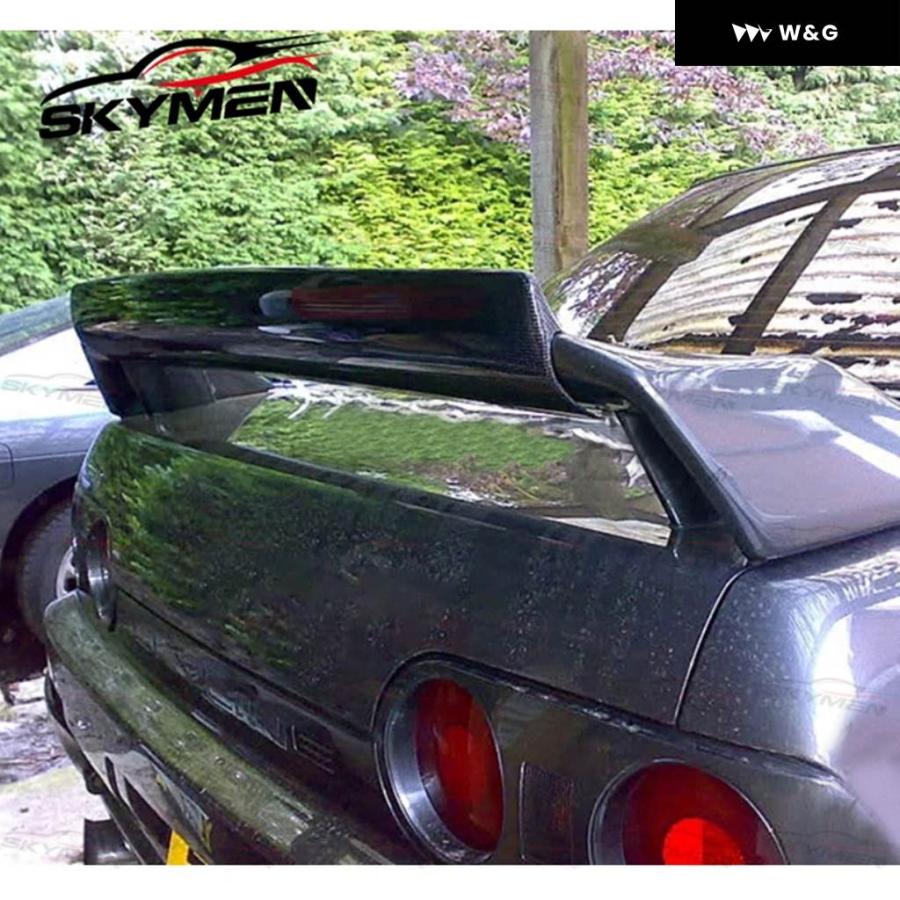 日産スカイライン　カーボンリアスポイラー 並行輸入品カーボンリアスポイラーガーニーフラップFRDスタイル日産
