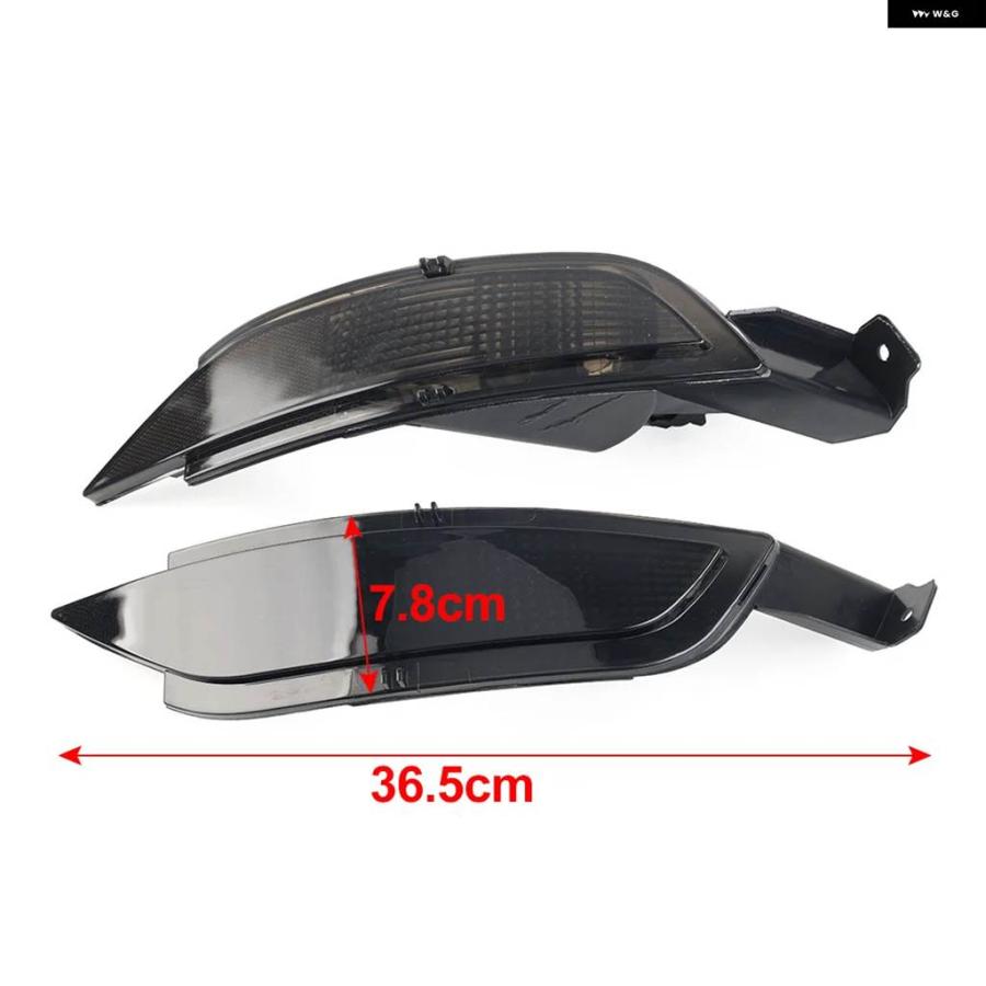 ブランド登録なし - 並行輸入品2個 車用後押し バンパー リフレクター テールランプ 赤ちょうちん うち切り 自動車駐車場 ハザード ジェラルド・r・フォード フィエスタ MK6 MK7 C-MAX II 地べた C MA