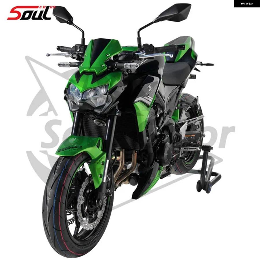 並行輸入品バイク スポーツカーボンノーズ フェアリング フロントガラス カワサキ Z650 Z900 2020 - 24 Z900 Z650_6
