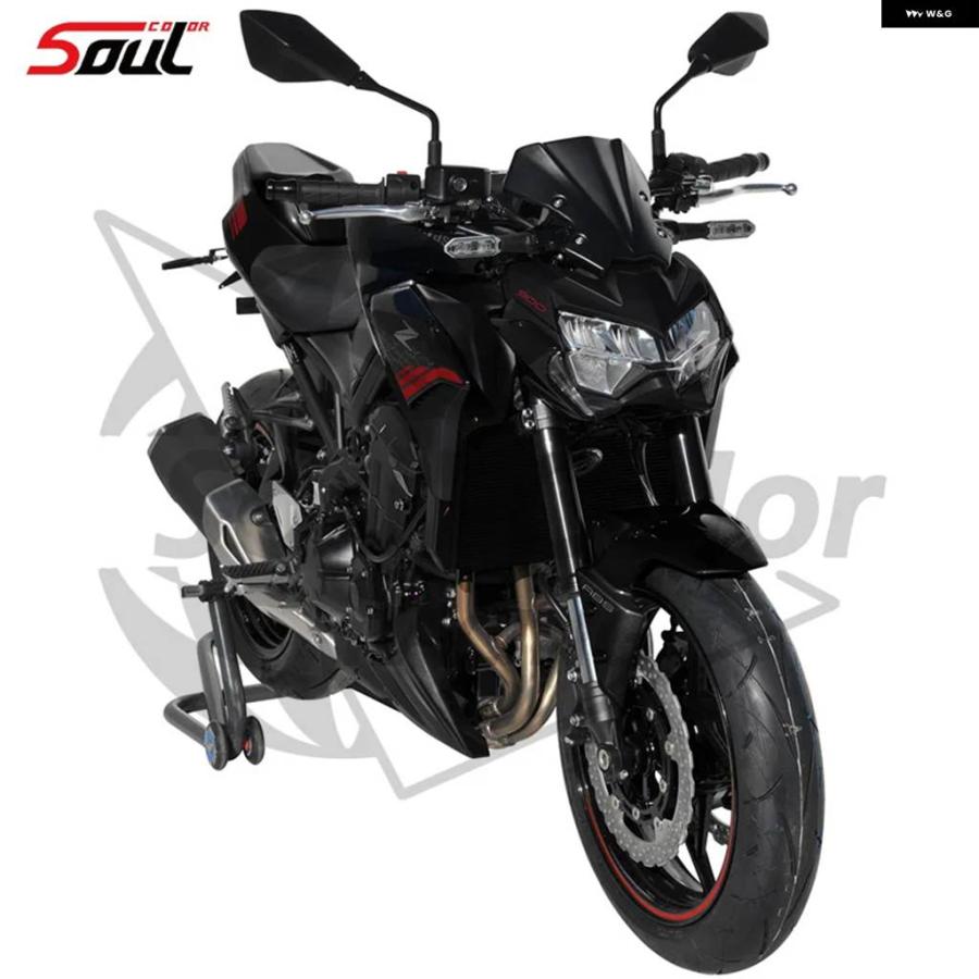並行輸入品バイク スポーツカーボンノーズ フェアリング フロントガラス カワサキ Z650 Z900 2020 - 24 Z900 Z650_7