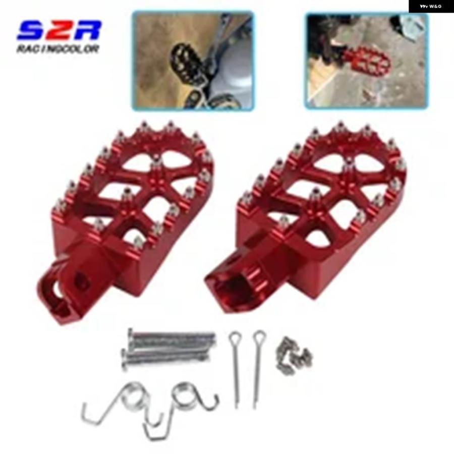 ブランド登録なし - 並行輸入品 自動二輪車 フットペグ フットレスト ペダルレスト ホンダ CRF XR 50 70 110 125 CT200U M2R SDG DHZ SSR KAYO