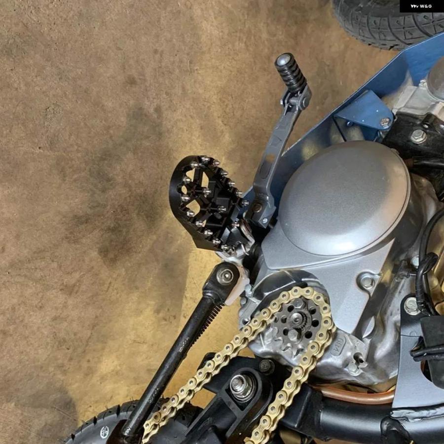 ブランド登録なし - 並行輸入品 自動二輪車 フットペグ フットレスト ペダルレスト ホンダ CRF XR 50 70 110 125 CT200U M2R SDG DHZ SSR KAYO