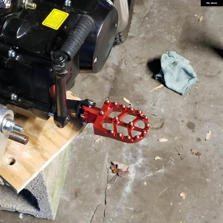ブランド登録なし - 並行輸入品 自動二輪車 フットペグ フットレスト ペダルレスト ホンダ CRF XR 50 70 110 125 CT200U M2R SDG DHZ SSR KAYO
