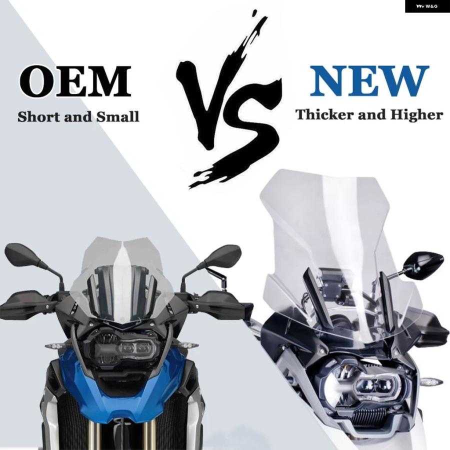 並行輸入品オートバイ バイク ウィンドスクリーン BMW R1200GS R1250GS LC アドベンチャー GS R1200GS R1250GSA 2013-2023 ウィンド ディフレクター_16